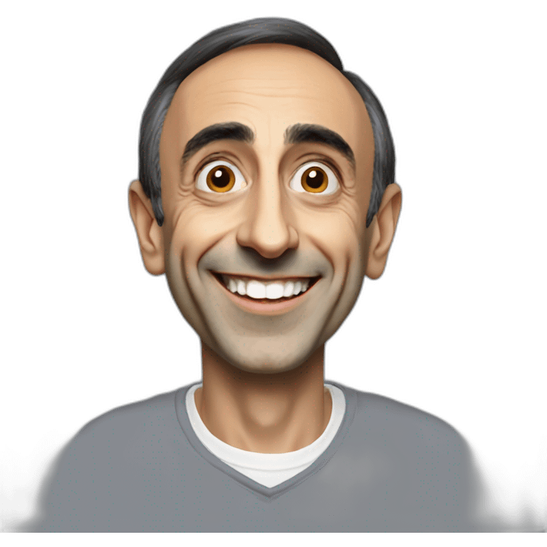 Éric Zemmour sourire malicieux emoji