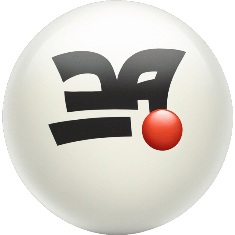 7 cue ball emoji