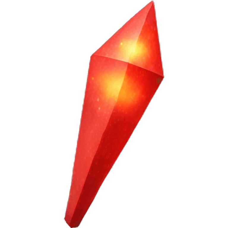 a red comet emoji