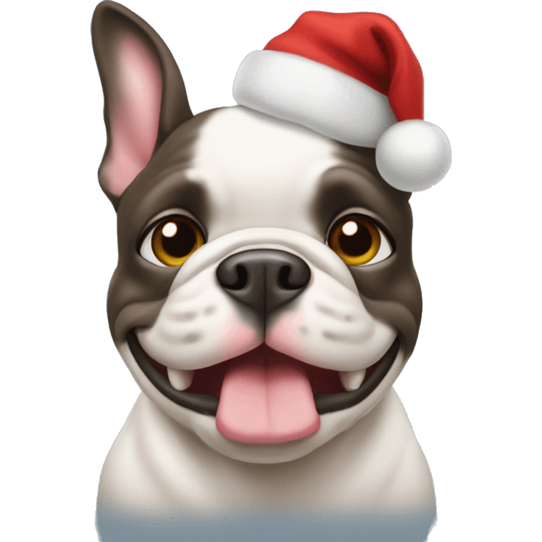 christmas french bulldoh emoji