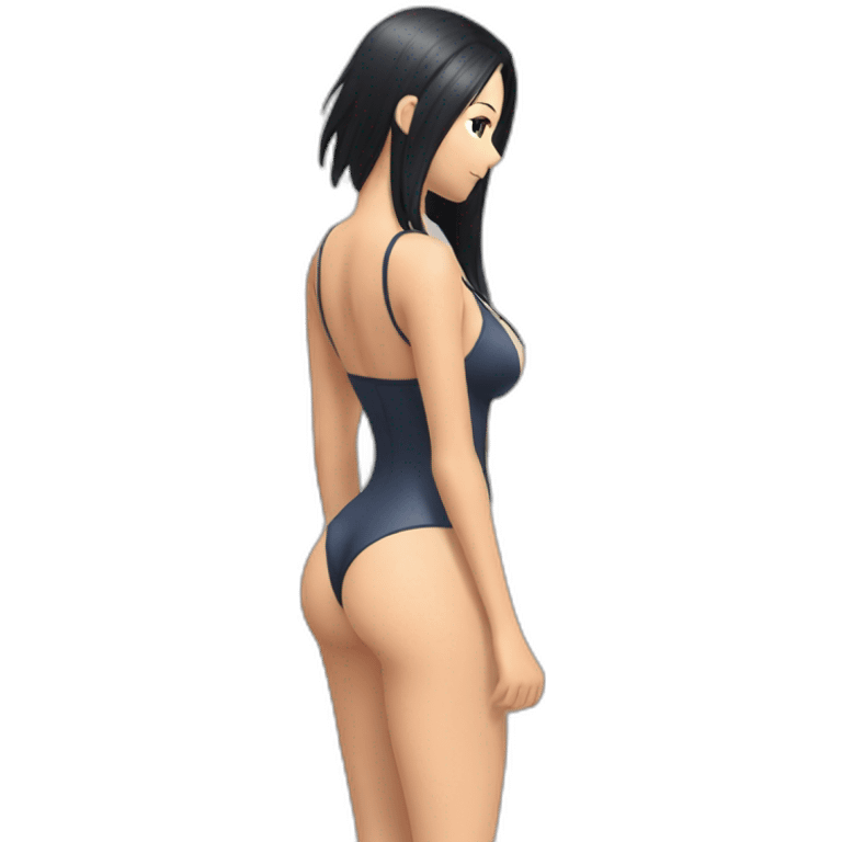 nico robin full body pawg tight small swimsuit back shot emoji