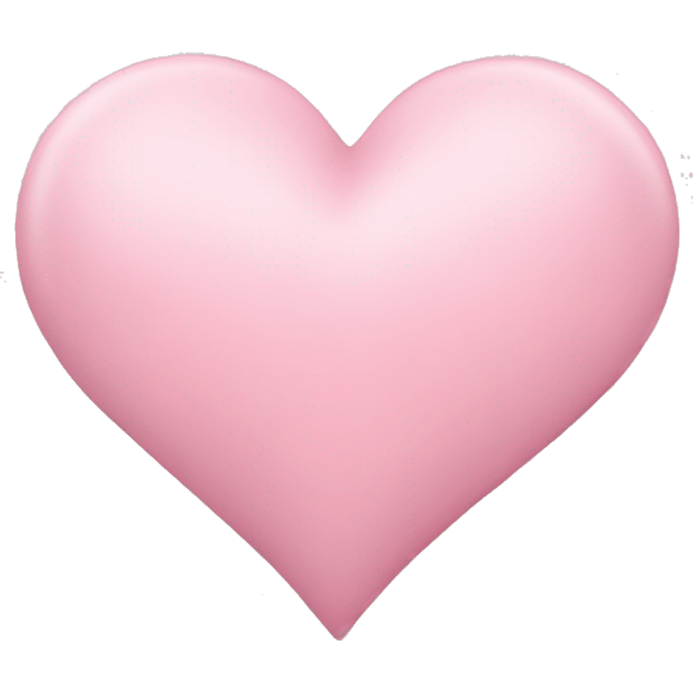 Light pink heart emoji