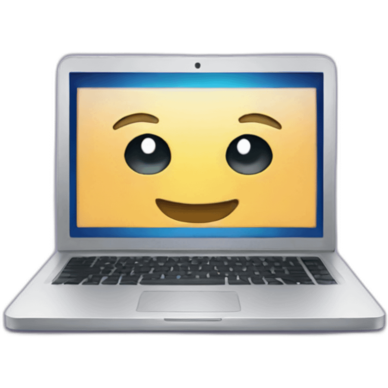 laptop screen emoji