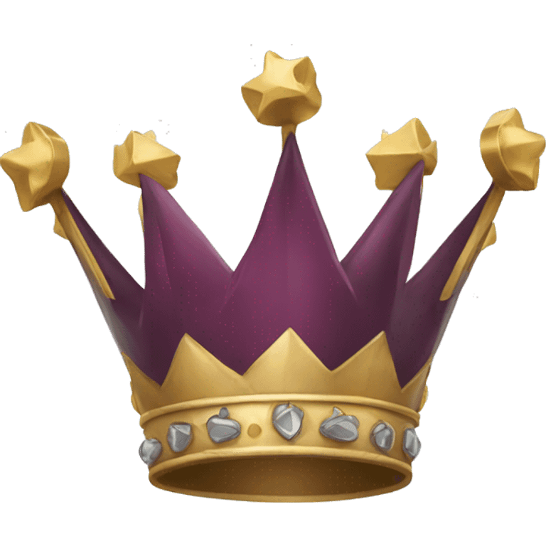 Four point crown emoji