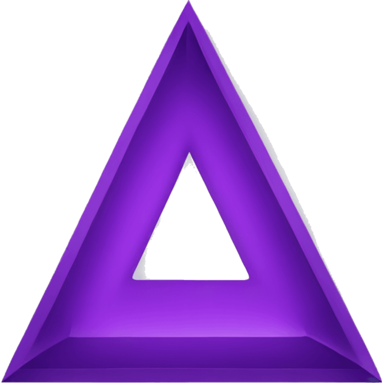 Purple triangle  emoji