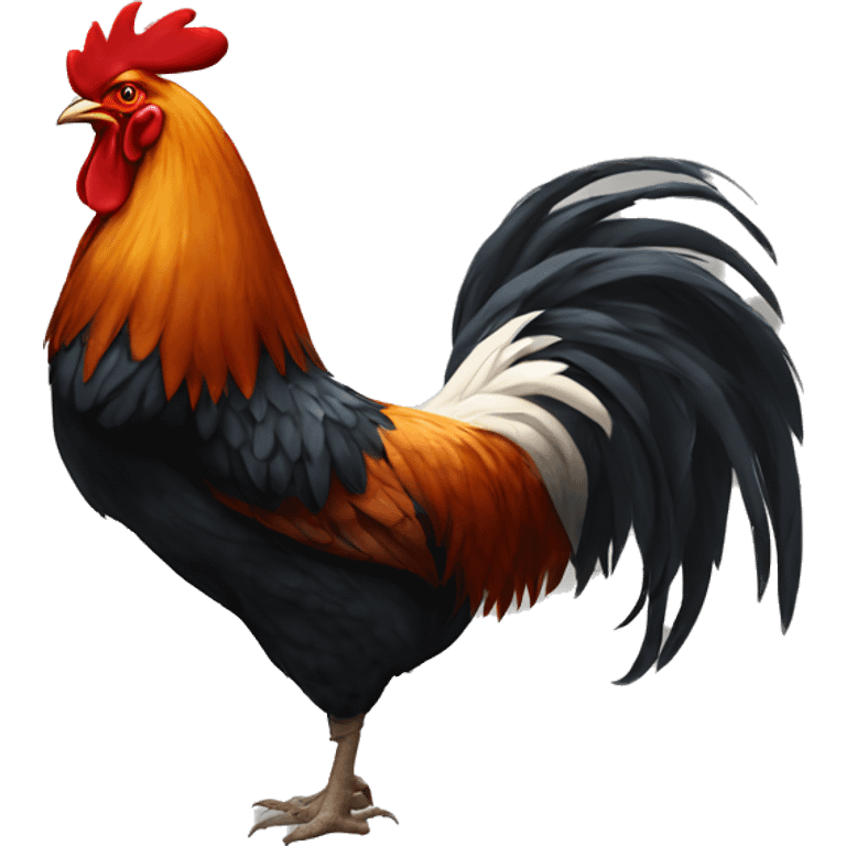 big rooster emoji