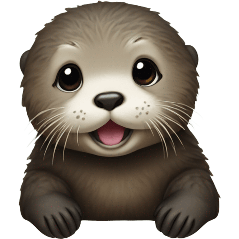 Baby sea otter  emoji