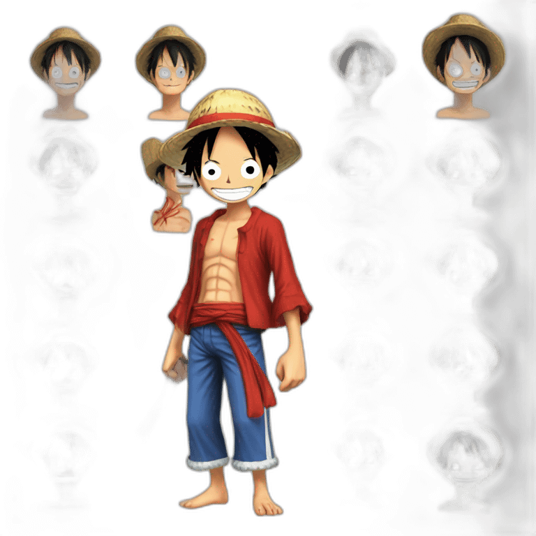 Luffy one piece emoji