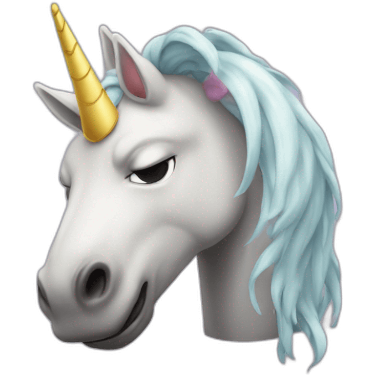 licorne qui vomit emoji