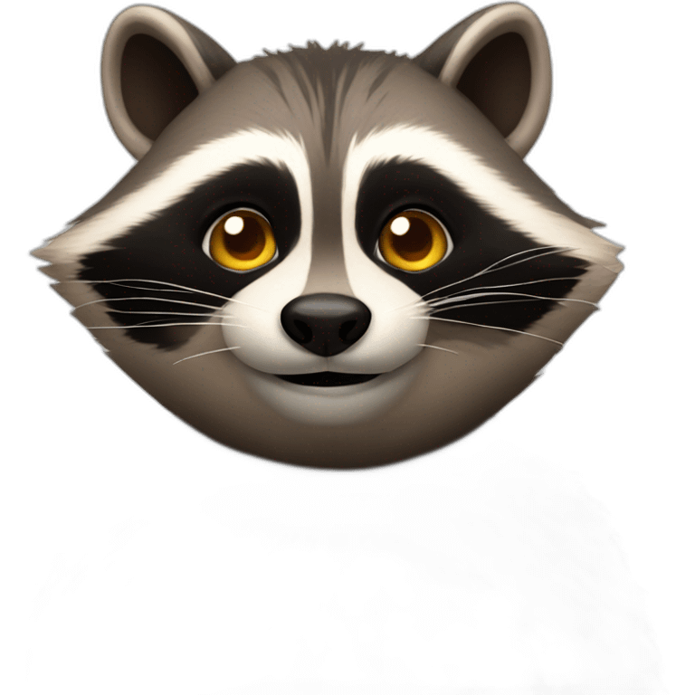 Racoon Big body fat emoji