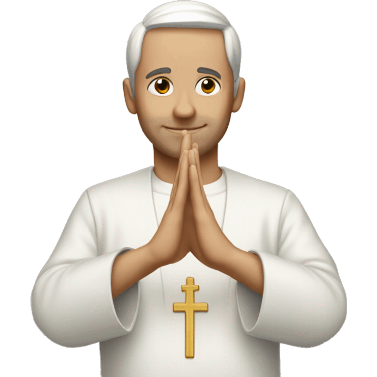 A Catholic doing Three-finger salute emoji