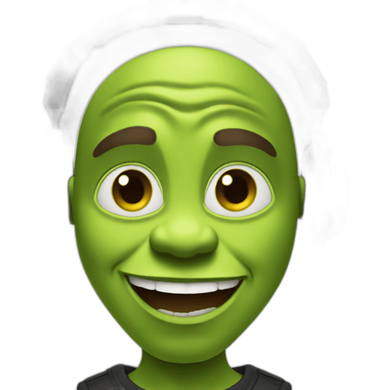 DJ Shrek emoji