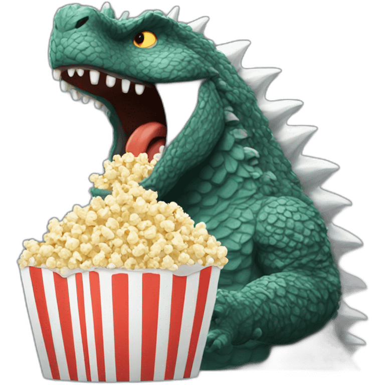 godzilla-eating-popcorn emoji