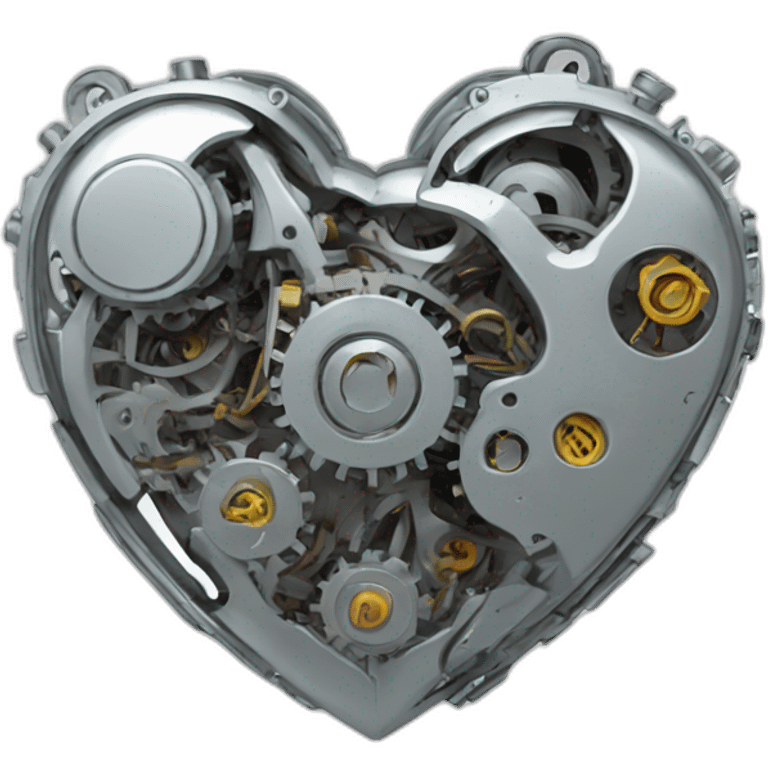 Mechanical heart emoji