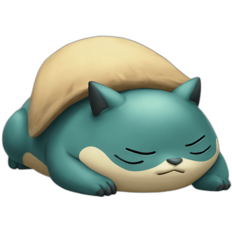 snorlax lying down emoji