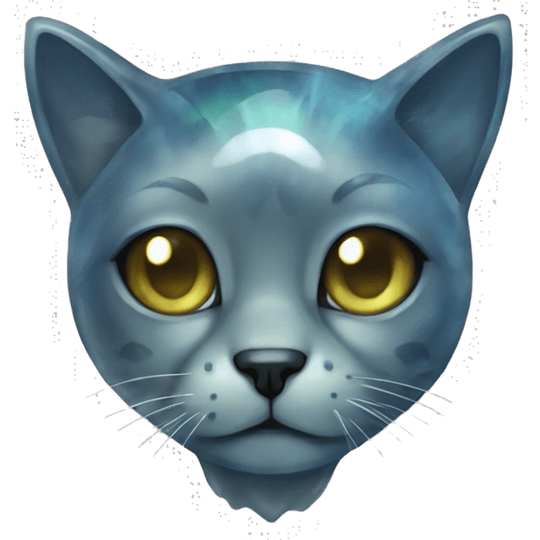 Labradorite Crystal cat emoji