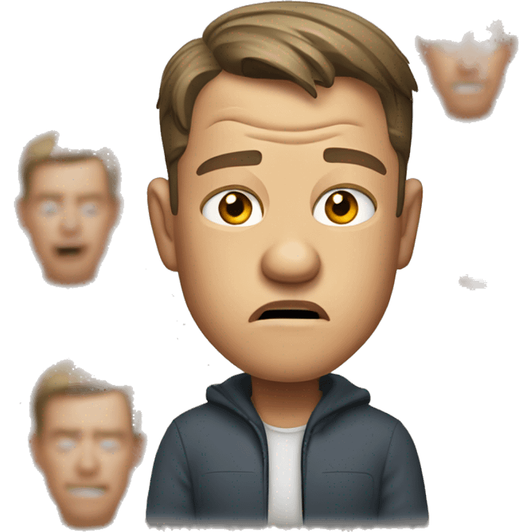 Matt Damon in tears  emoji