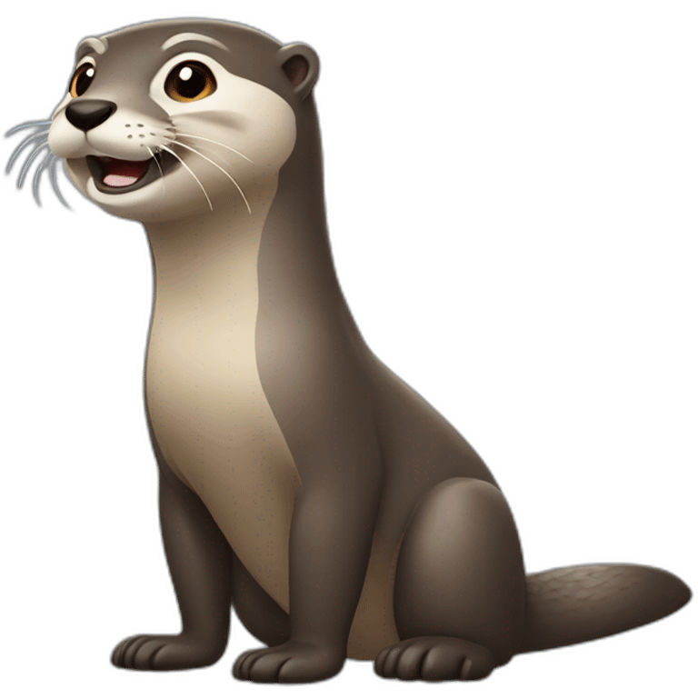 Animation loutre emoji