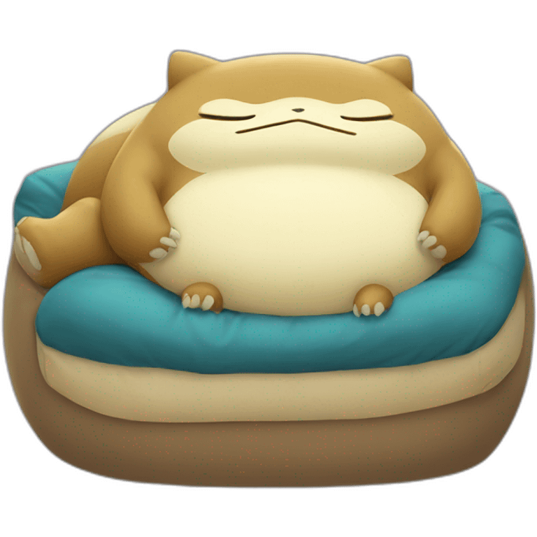 Snorlax sleeping emoji