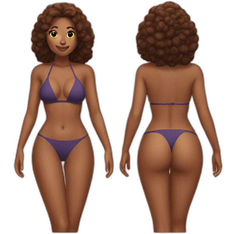 Sexy tight bikini emoji