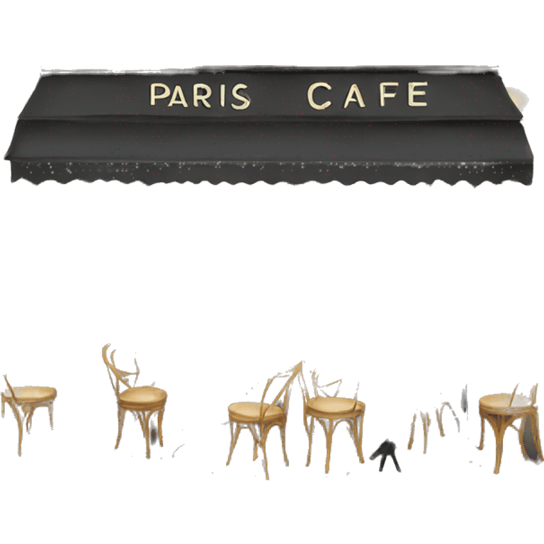 Paris cafe  emoji