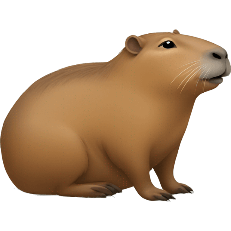 capybara relaxing  emoji