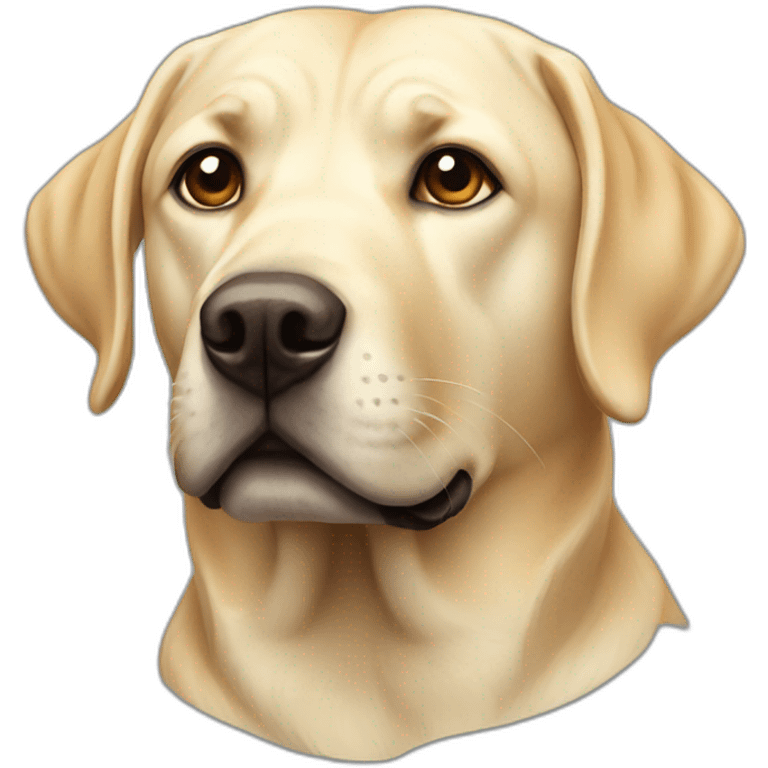 cool labrador emoji