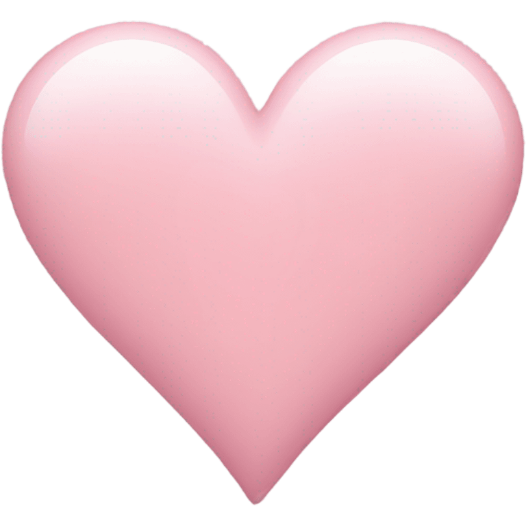 light pink heart emoji