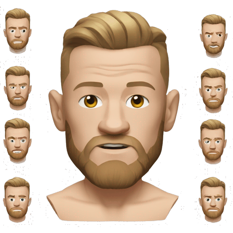 realistic conor mcgregor emoji