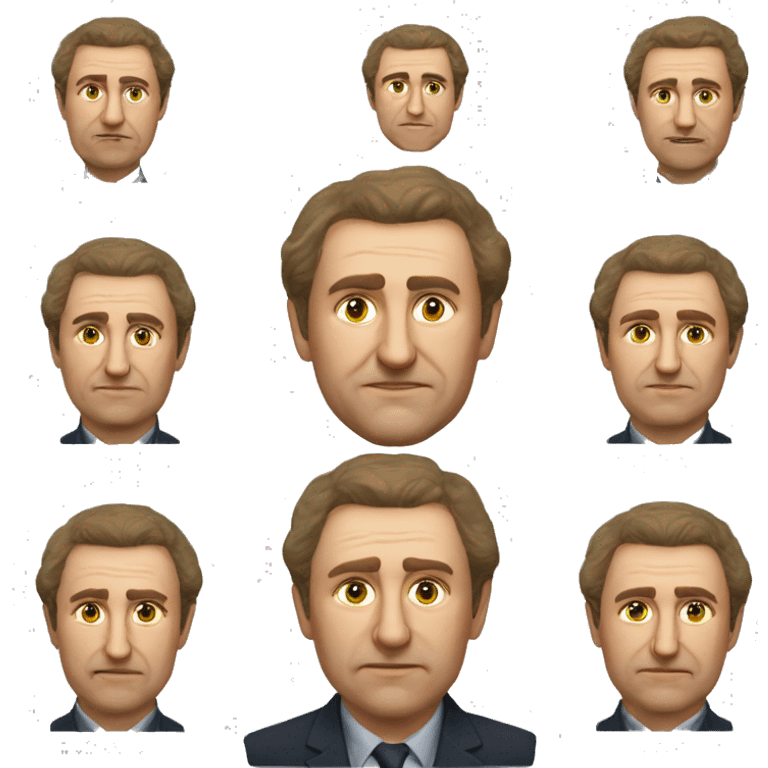 Photorealistic plump Alexander Kuprin russian writer emoji