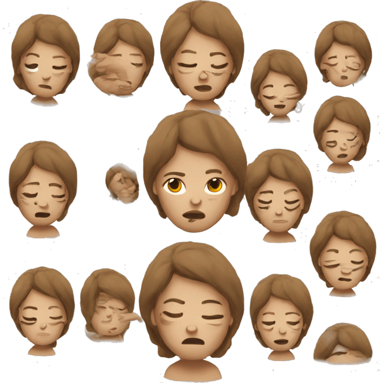 tired woman emoji