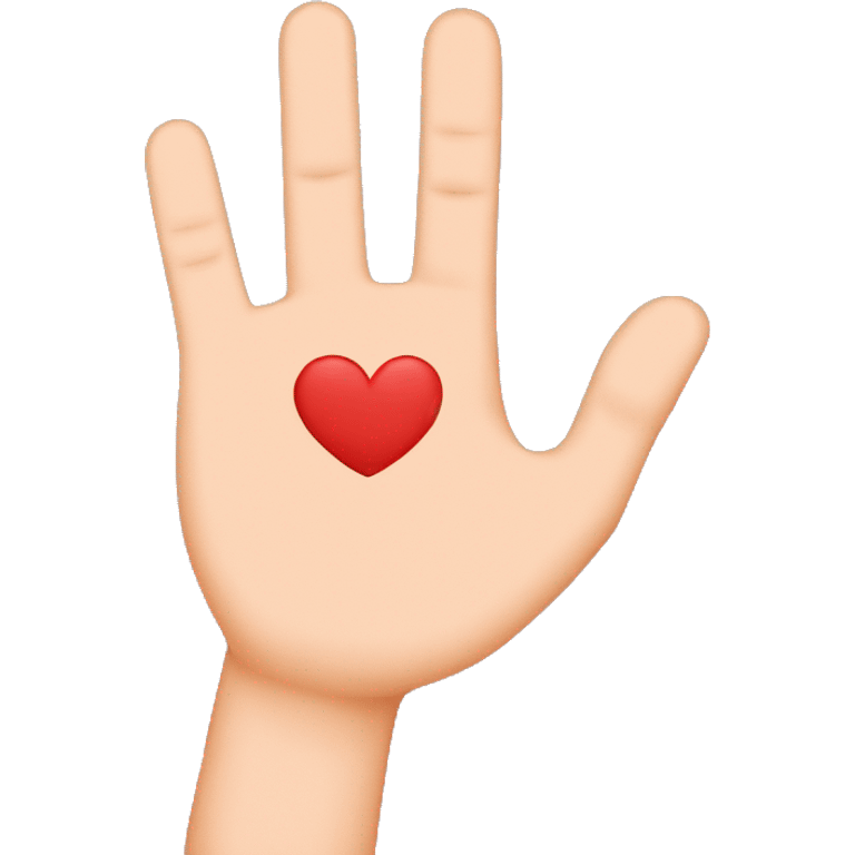 finger extended circling a heart shape emoji