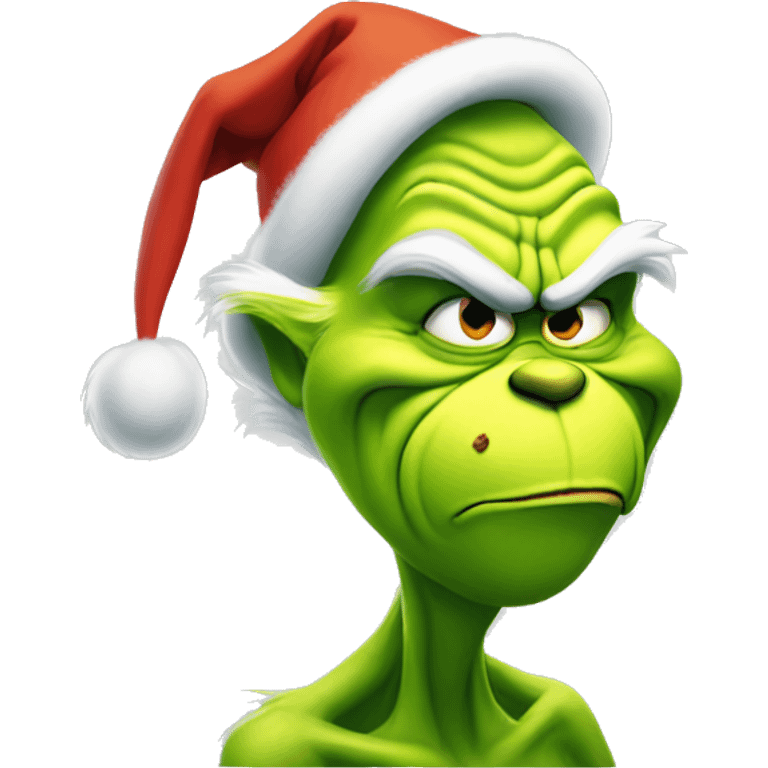 Grinch MAD  emoji