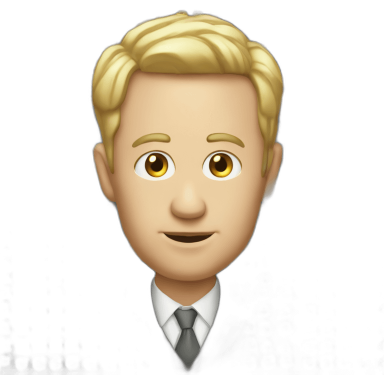 millioner white man emoji