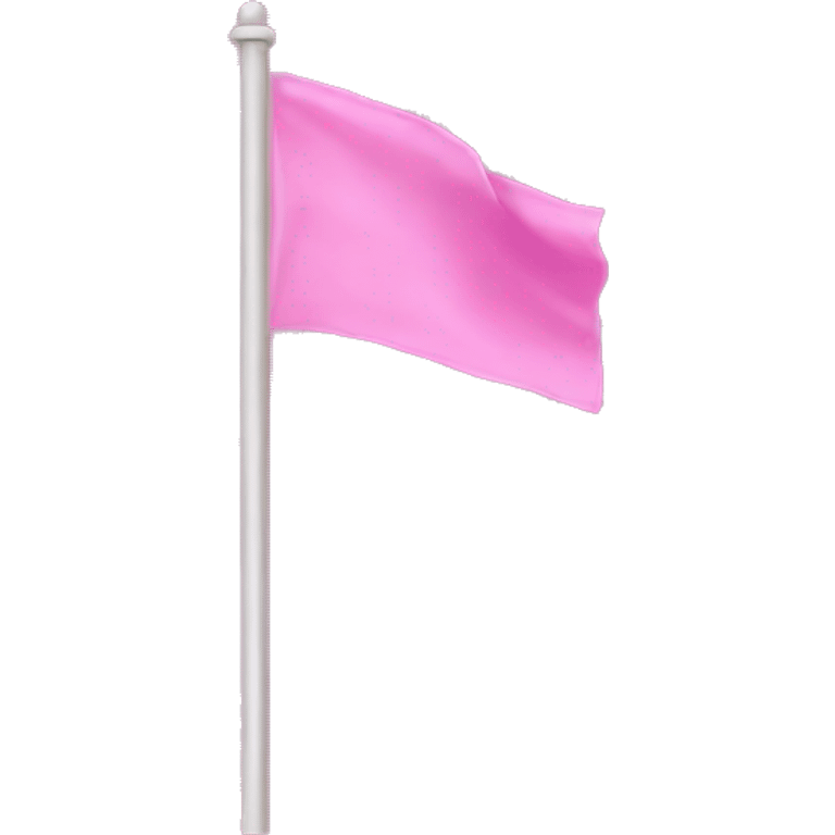 Pink flag  emoji