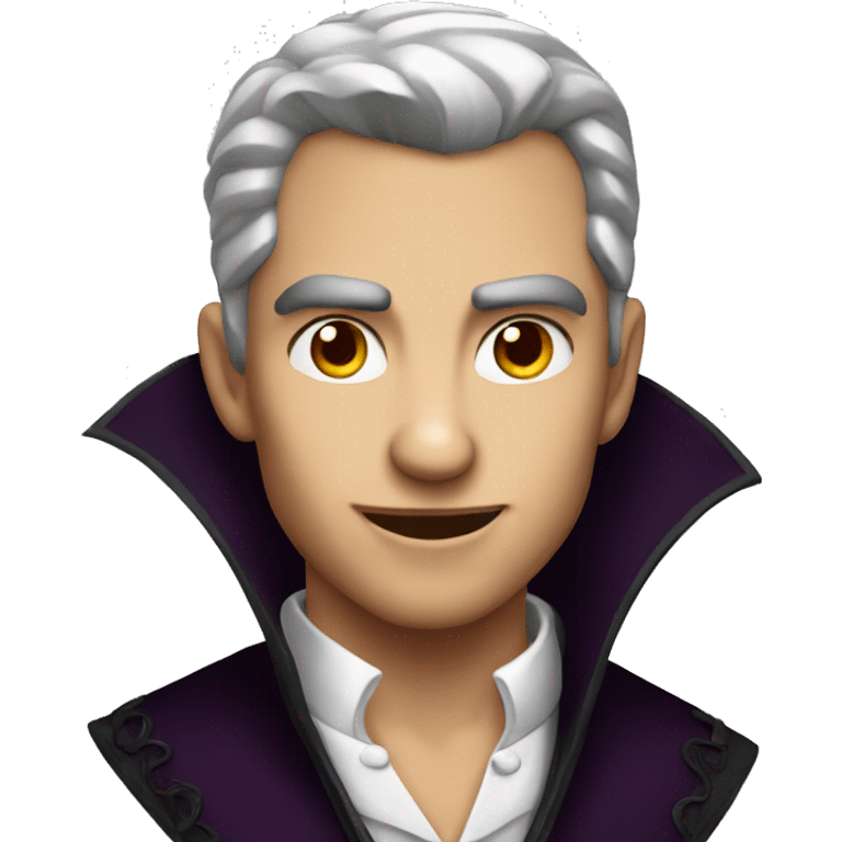 Handsome vampire emoji