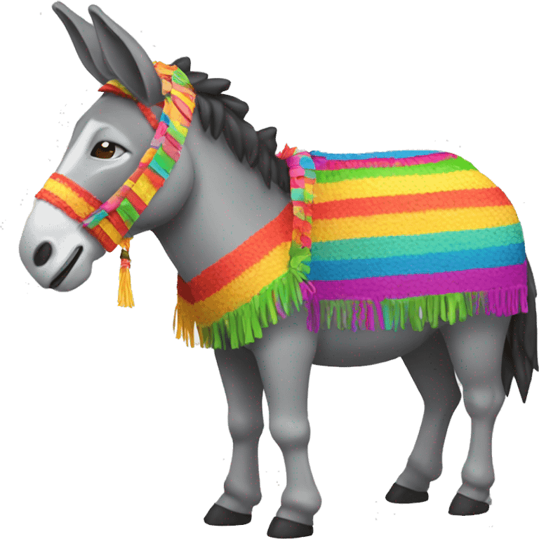 donkey with a piñata  emoji