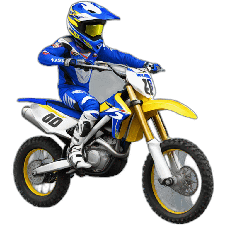 Moto cross yz emoji