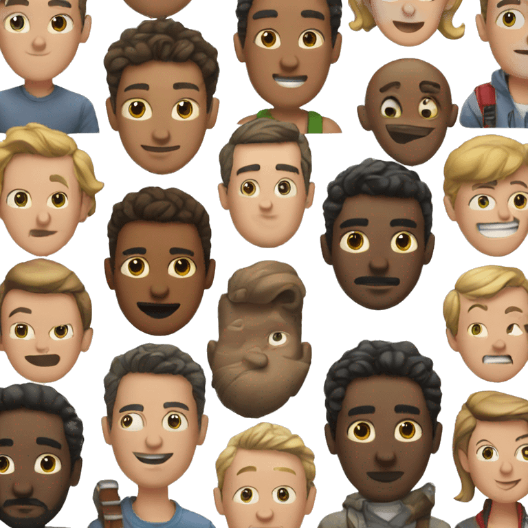 group of guys emoji