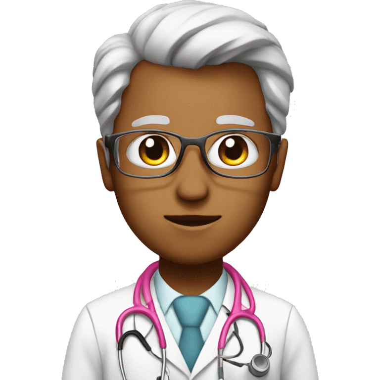 doctor scopes pink  emoji