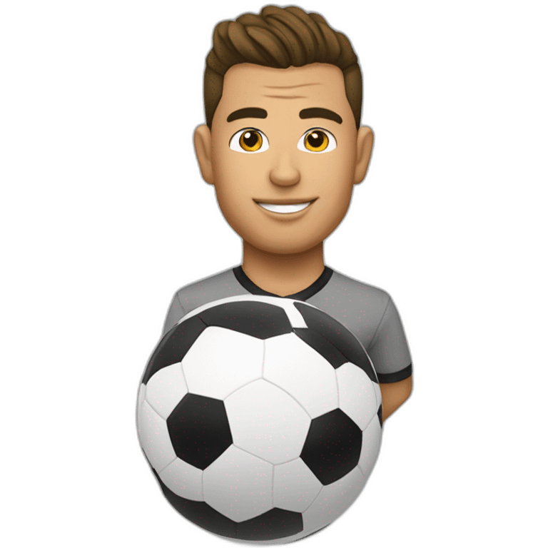 Ronaldo 8 ballons d'ord emoji