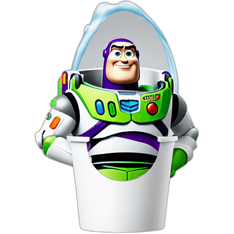 buzz lightyear drinking foam cup emoji