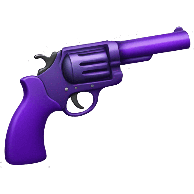 Purple pistol emoji