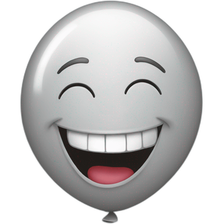 A laughing balloon emoji