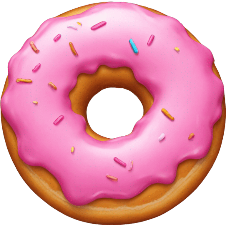 Pink donut  emoji