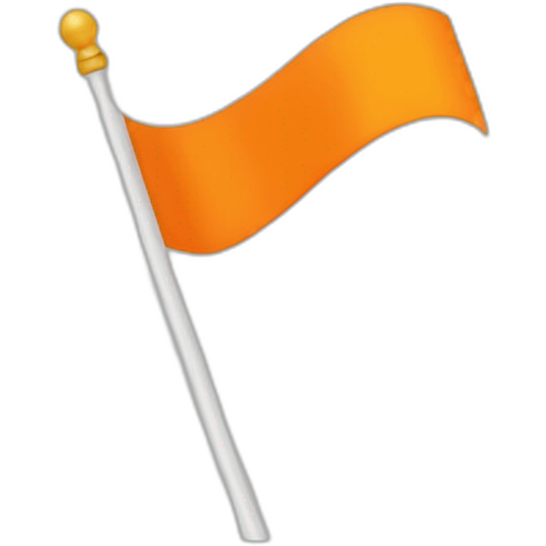 🚩this flag with orange color emoji