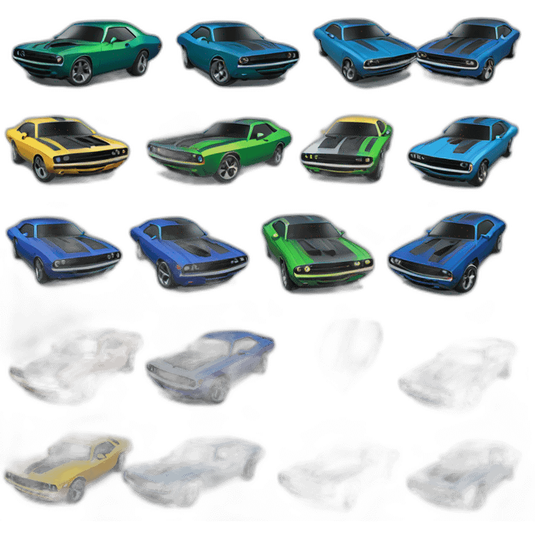 Dodge challenger emoji