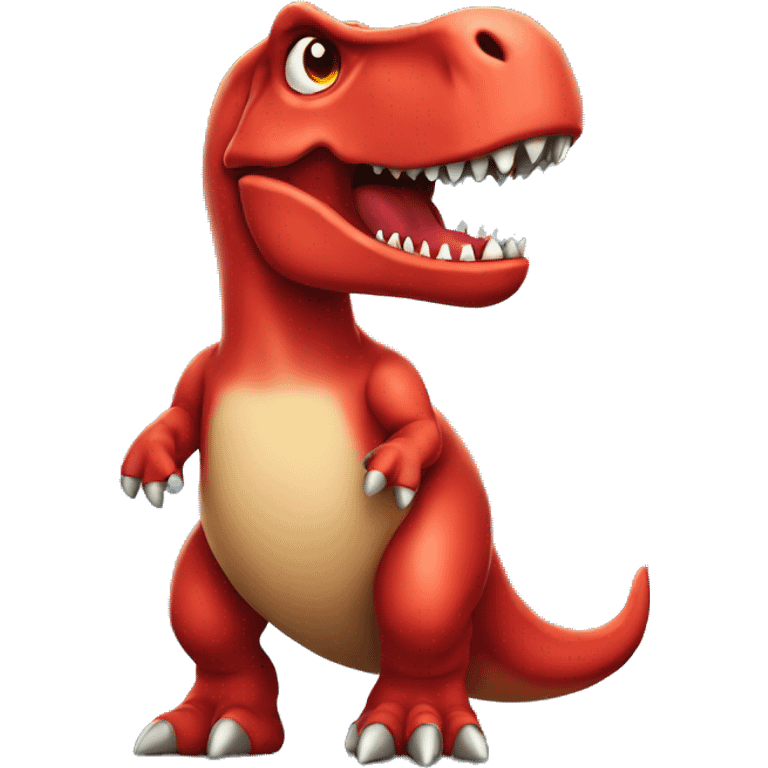 Red T-Rex  emoji