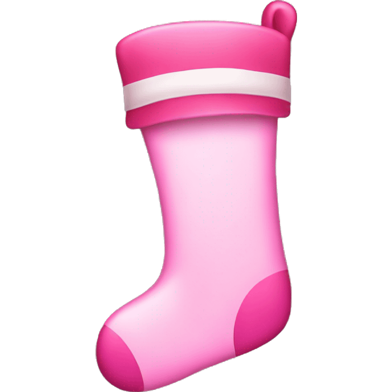 Pink stocking  emoji