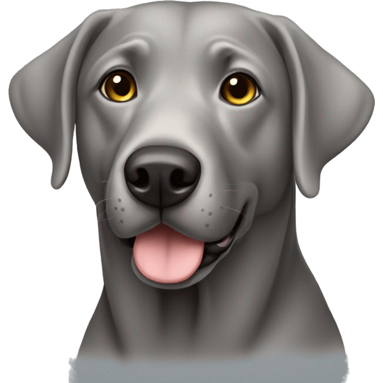 Grey lab emoji